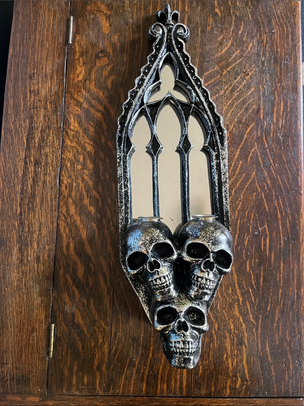 Skull Halloween Home Goods candle holder wall art